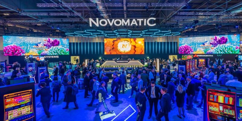 Novomatic ICE 2024 Novomatic auf der ICE 2024 in London.