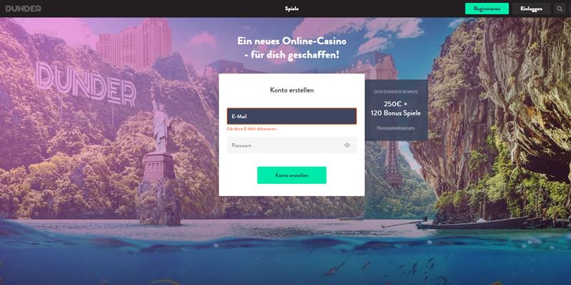 Dunder Casino Test