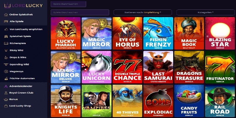 Lord Lucky Casino