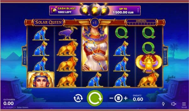 Solar Queen Slot Symbole